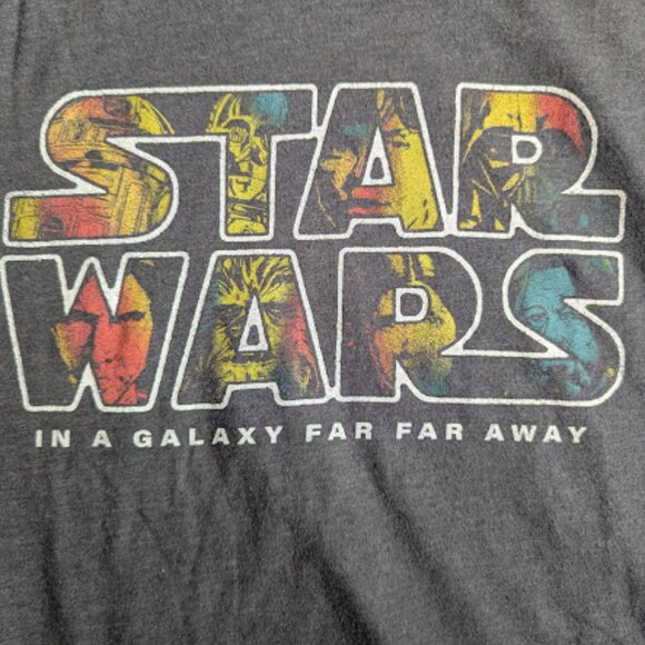 Star Wars XL Graphic Tee "In a Galaxy Far Far Away" - Picture 1 of 5